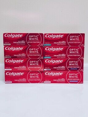 Colgate Optic White Whitening Toothpaste Bundle